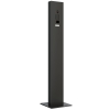 Dørtelefon med fod og bundplade Smart Doorbird D1101V i grafit sort.