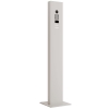 Dørtelefon med stander og bundplade Smart til Two Doorbird D1102V i hvid