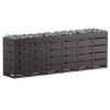Egon affaldsspandsskjuler til 6 x 120 liters affaldsspande, sort