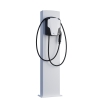 ABL Wallbox stander EnergizeStand med bundplade, hvid