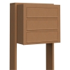 Postkasseanlæg Cube for Three rust