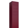 Postkasseanlæg Monolith for Four rød