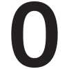 Husnumre ''0'' sort