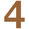 Husnumre ''4'' rust