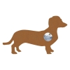 Ringetryk Hund ''Charly'' rust