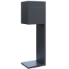 Postkasse med stander Hermes antracit