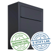 Sort Base Exclusive postkasse - 6 Stift lås