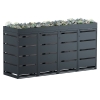 Egon affaldsbeholder skjul, 4 stk. 120 liter, antracit.