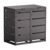 Affaldscontainer Kim 2 stk. til 120L i sort