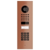 Indbygnings dørstation Smart-IN Doorbird D1101KV med tastaturmodul, bronze-look.