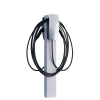 Tesla Wall Connector Standfod VoltStand til To med Jordanker, Hvid