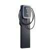 VW Wallbox StandMaster med jordanker i sort