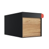 Postkasse Americano sort med HPL front