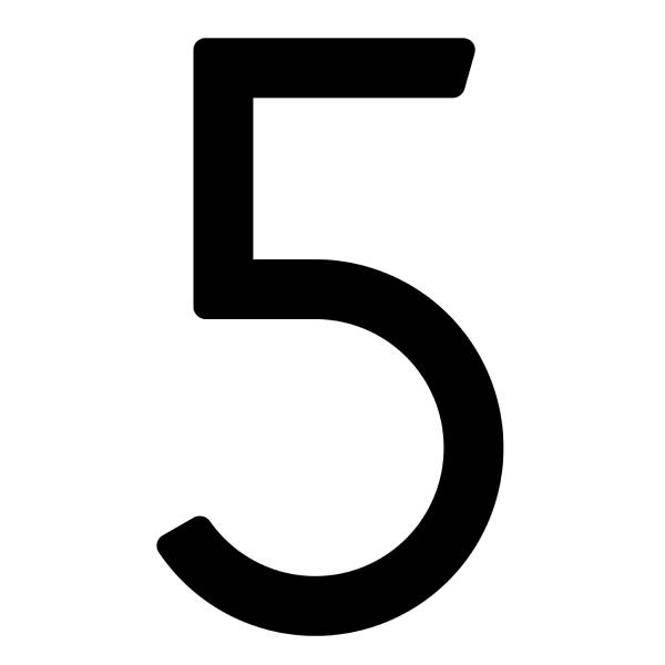Husnumre ''5'' sort