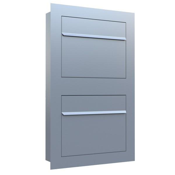 Indbygget Postkasse Sora for Two i grå metallic