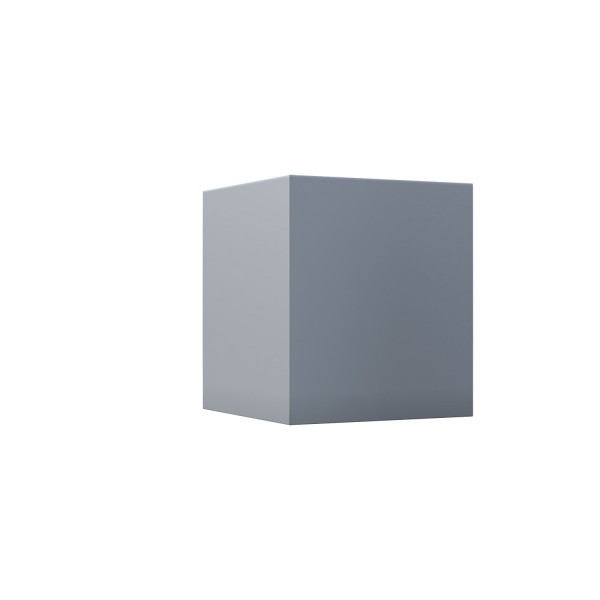 Udendørs lampe "Cube Quarto" grå metallic