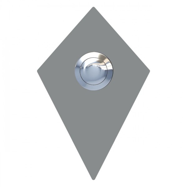 Ringetryk Diamant grå metallic