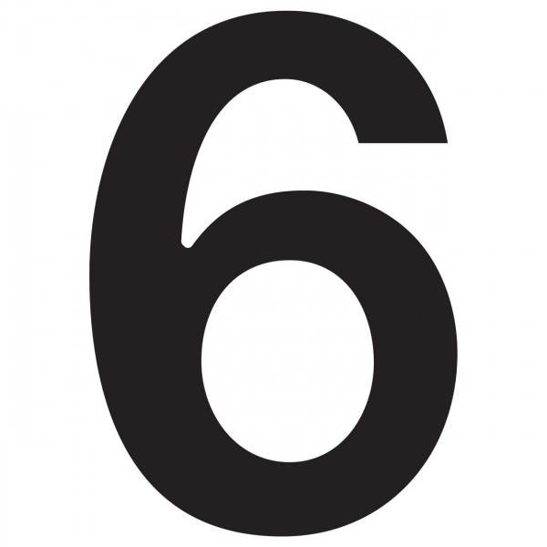 Husnumre ''6'' sort