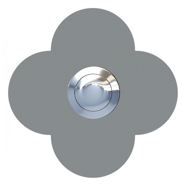 Ringetryk Blume grå metallic