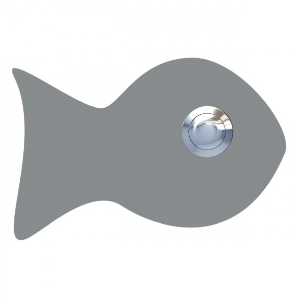 Ringetryk Fisch grå metallic