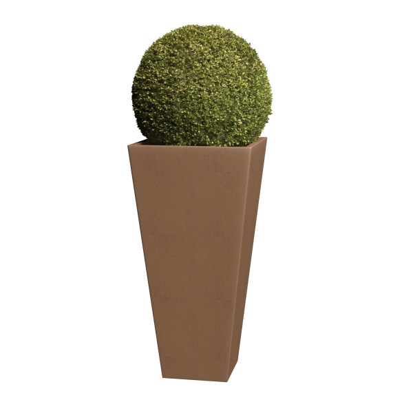 Plantekasse Vase Medium rust