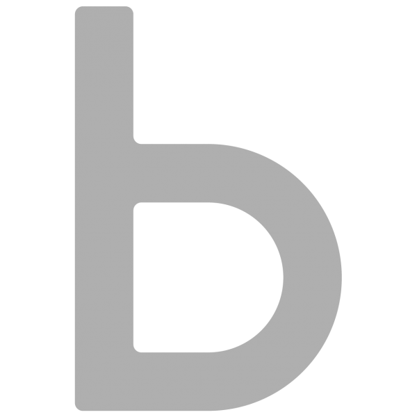 Selvklæbende husnumre "b" grå