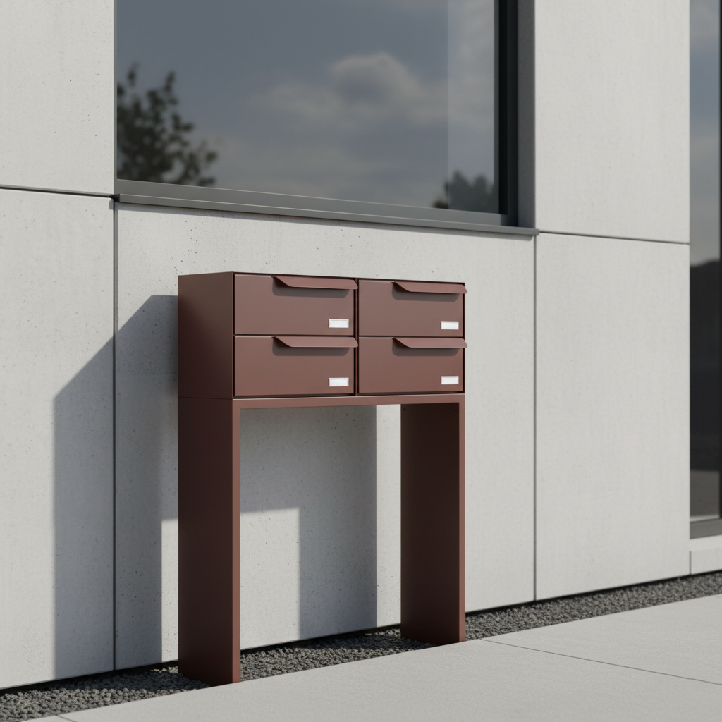 Hvorfor arkitekter vælger bestemte former og farver til postkasser