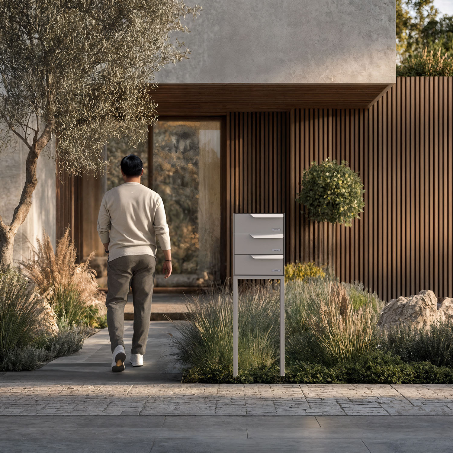 Farvetrends 2025: Postkasser i RAL-farver, der matcher din hoveddør