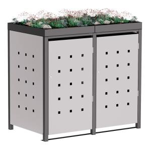 Affaldsspandsskjuler Martha 2-pak - 240 liter