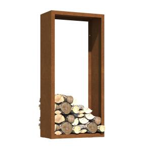 Corten stål træ opbevaring
