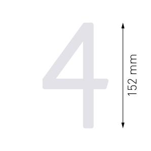 Husnummer | 152 mm