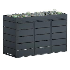 Affaldsspandsskjuler Edgar til 3 x 240 liter spande